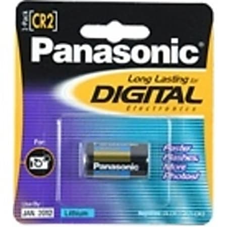 Panasonic CR2 Photo Lithium Battery Pack - 3V DC