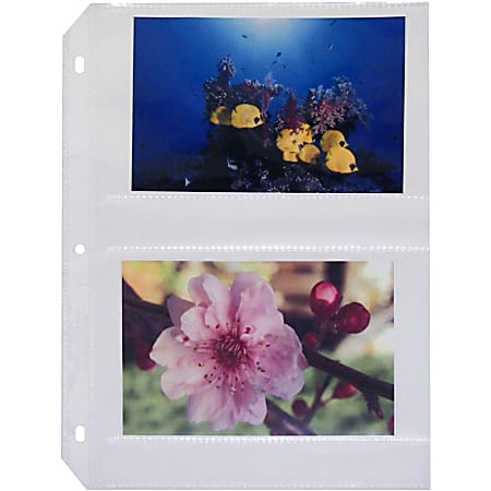 C-Line Ring Binder Photo Storage Pages - 4 Capacity - 4 C-Line Ring Binder Photo Storage Pages - 4 Capacity - 4