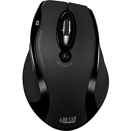 Adesso® iMouse G25 Wireless RF Ergonomic Laser Mouse,