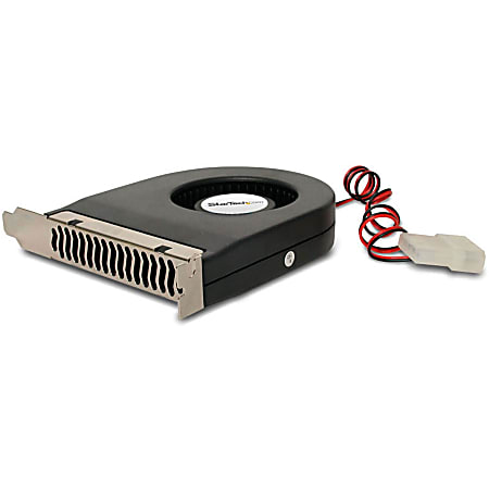 StarTech.com Expansion Slot Rear Exhaust Cooling Fan with LP4 Connector - PC Case Exhaust Fan/Video Card Cooler Fan - FANCASE