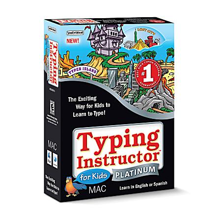Typing Instructor For Kids Platinum, For Mac, Traditional Disc