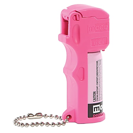 Mace® Brand Pocket Pepper Spray, 4-1/2”H x 1”W x 1”D, Neon Pink