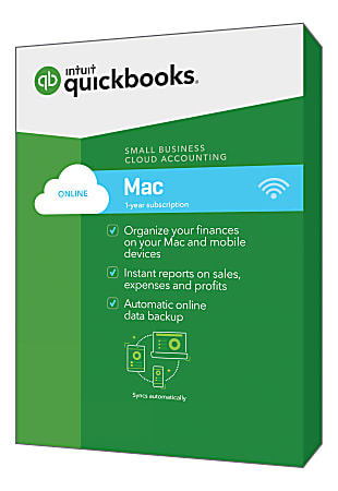 Intuit&reg; QuickBooks&reg; Online 2017, For Mac&reg;, Disc