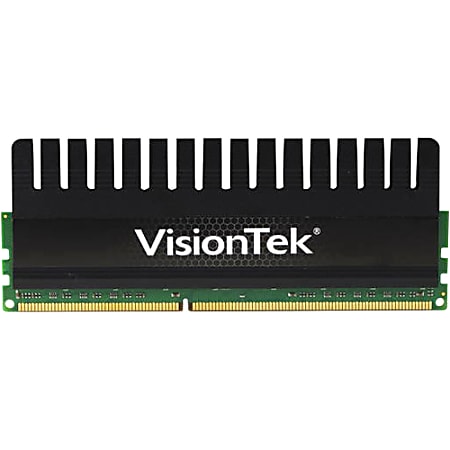 VisionTek 1 x 2GB PC3-10600 DDR3 1333MHz 240-pin DIMM Memory Module - For Desktop PC - 2 GB (1 x 2GB) - DDR3-1600/PC3-12800 DDR3 SDRAM - 1600 MHz - CL8 - 1.55 V - 240-pin - DIMM - Lifetime Warranty