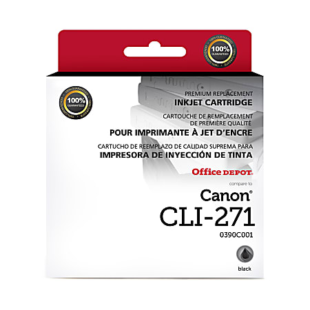 Office Depot® Brand Remanufactured Black Inkjet Cartridge Replacement For Canon CLI-271, ODCLI271B