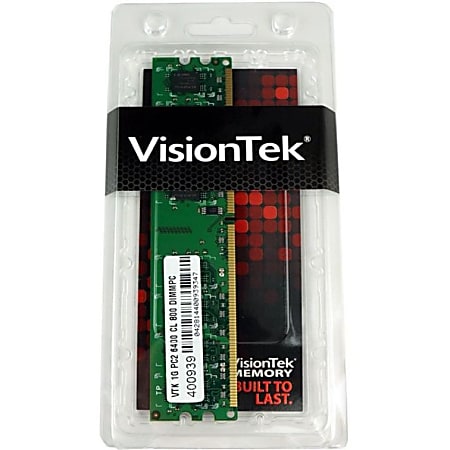 VisionTek 1GB DDR2 800 MHz PC2 6400 CL5 DIMM Desktop Memory Module