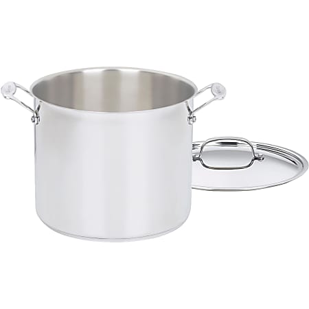 Cuisinart Chef's Classic 76626 Stockpot - 12 quart Stockpot - Stainless Steel - Dishwasher Safe - Oven Safe