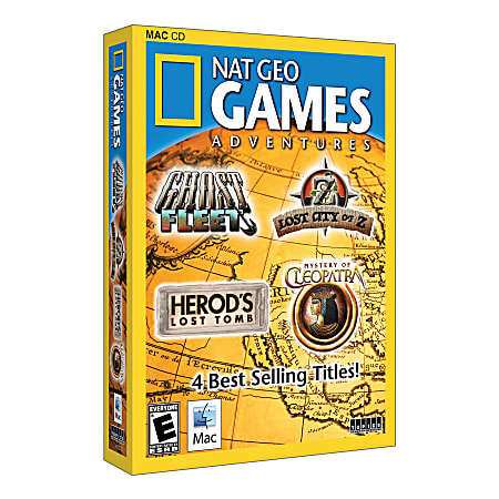 National Geographic Game Pack: Adventures, For PC/Mac, Traditional Disc