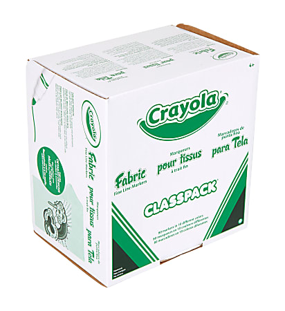 Crayola Fabric Marker Classpack