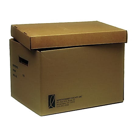 SKILCRAFT® Storage File Storage Boxes With Lift-Off Lids, 10" x 12" x 15", Case Of 25 (AbilityOne 8115 01 455 4036)