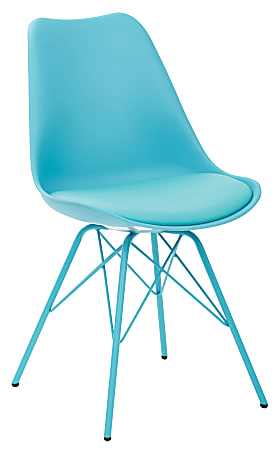 Ave Six Emerson Student Side Chair, Teal