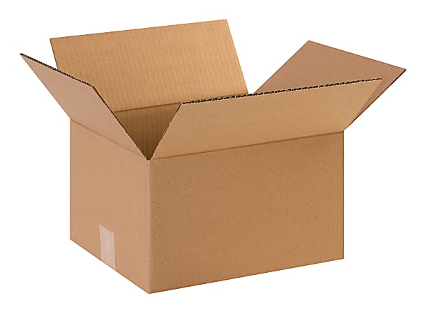 Partners Brand Corrugated Boxes, 12" x 10" x 7", Kraft, Pack Of 25