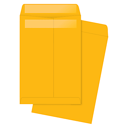 Quality Park® Redi-Seal™ Catalog Envelopes, 6 1/2" x 9 1/2", Self-Adhesive, Kraft, Box Of 250
