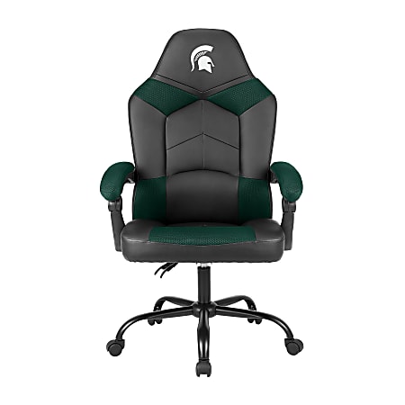 Imperial NCAA Adjustable Oversized Vinyl High-Back Office Task Chair, Michigan State University