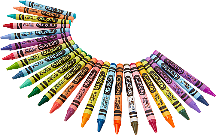 Crayola Colors of Kindness Crayons - Multi - 24 / Pack