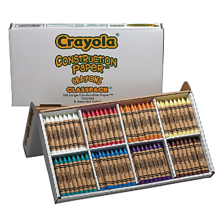 Crayola® Crayons, Large, Assorted Colors, Box Of 160 Crayons