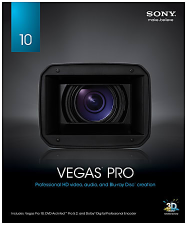 Sony® Vegas Pro 10, Traditional Disc