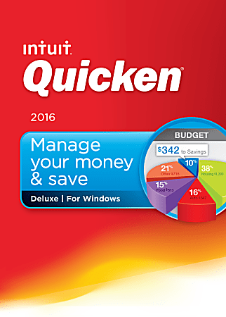 Quicken® Deluxe 2016, For 1 PC, Download Version