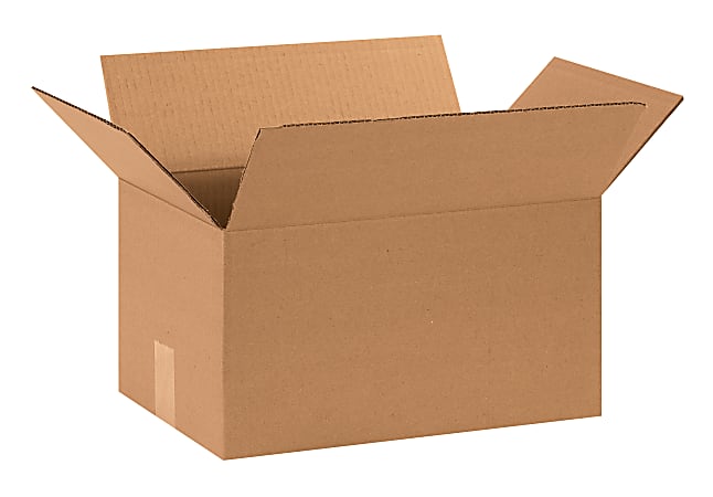 Partners Brand Corrugated Boxes, 15" x 15" x 8", Kraft, Pack Of 25