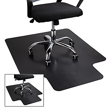 Mind Reader Office Chair Mat for Hardwood Floors PVC Under Desk