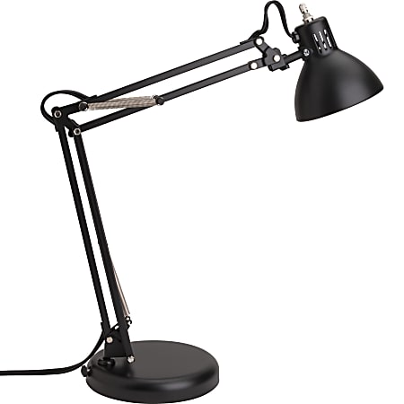 Lorell® LED Architect-style Lamp, Black