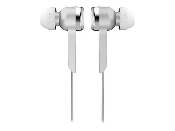 IQ Sound Digital Stereo Earphones - Stereo - Silver - Wired - Earbud - Binaural - In-ear - 4 ft Cable