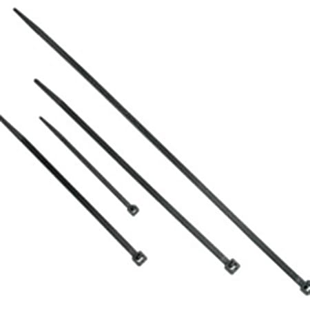C2G 11.5in Releasable/Reusable Cable Ties - Black - Cable Tie - Black - 11.50" Length - 50 Pack