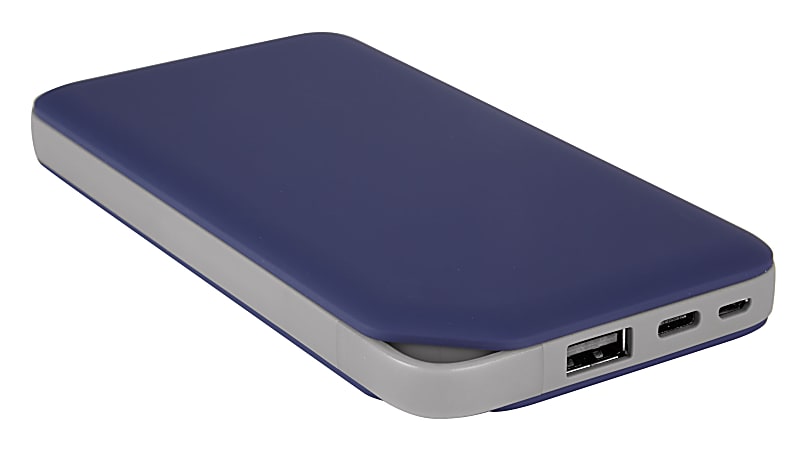 Ativa 10000 mAh Power Bank Navy KP10000 02 - Office Depot