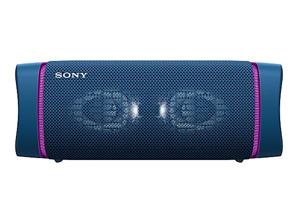 Sony SRS-XB33 - Speaker - for portable use - wireless - NFC, Bluetooth - App-controlled - blue