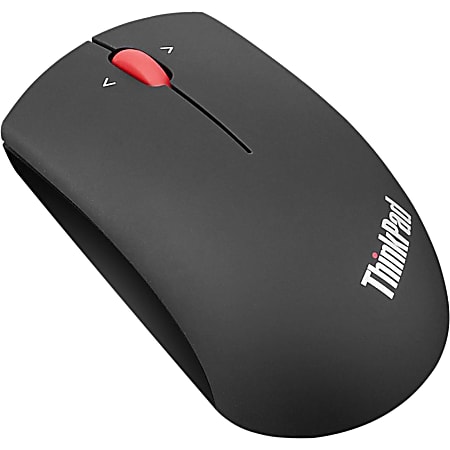 Lenovo ThinkPad Precision Wireless Mouse - Midnight Black - Blue Optical - Wireless - Radio Frequency - 2.40 GHz - Midnight Black - USB - 1200 dpi - Tilt Wheel - Symmetrical