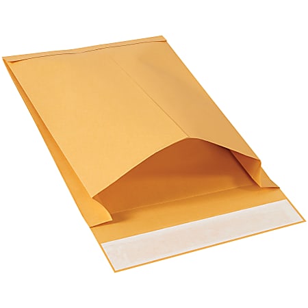 Office Depot® Brand 13" x 9-1/2" x 2" Expandable Manila Envelopes, Peel & Seal, Brown Kraft, Box Of 250