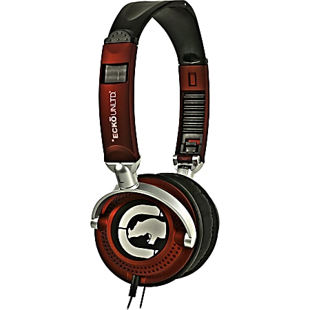 Ecko Motion Over-The-Ear Headphones, Red