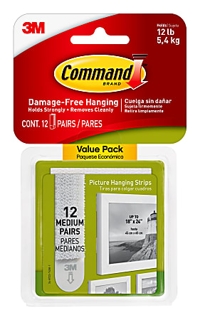  Command Large Refill Adhesive Strips, Damage Free Hanging Wall  Adhesive Strips for Large Indoor Wall Hooks, No Tools Removable Adhesive  Strips for Living Spaces, 20 White Command Strips : Home 