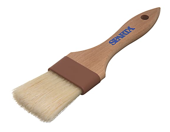 Sparta Boar-Bristle Brushes, 2"W, Brown, Pack Of 12