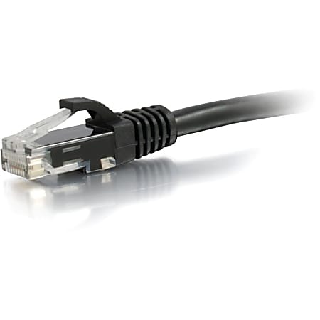 C2G 6in Cat5e Snagless Unshielded (UTP) Network Patch Ethernet Cable-Black - Category 5e for Network Device - RJ-45 Male - RJ-45 Male - 6in - Black