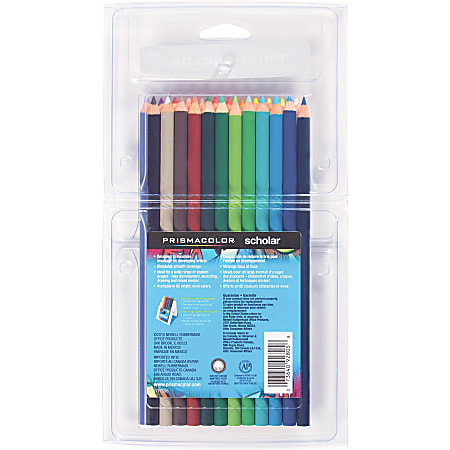 Prismacolor Scholar Colored Pencil Set 24 Assorted Colors - Coloring Pencils  NEW