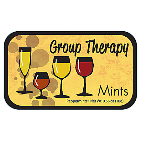 AmuseMints® Sugar-Free Mints, Group Therapy, 0.56 Oz, Pack Of 24