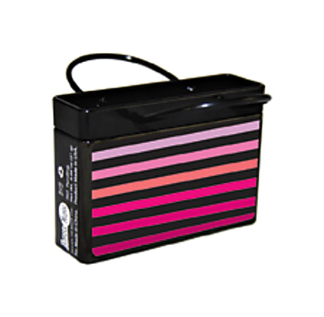 AmuseMints® Mint Candy Shopping Bag Tins, Black Stripe, Pack Of 24