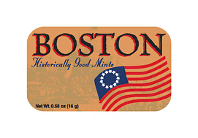 AmuseMints® Destination Mint Candy, Boston Historically, 0.56 Oz, Pack Of 24