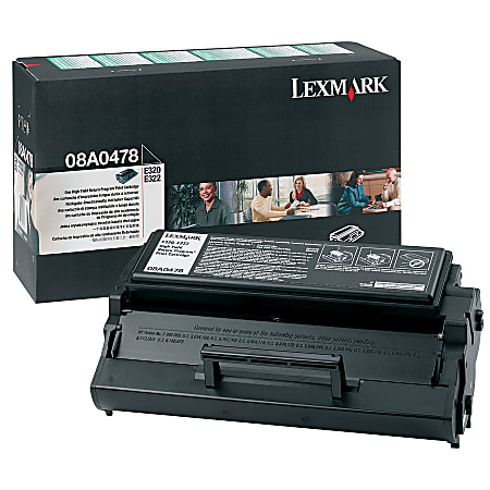 Lexmark™ 8A0478 Return Program Black Toner Cartridge