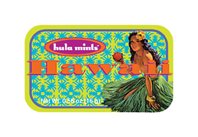 AmuseMints® Destination Mint Candy, Hawaii Hula, 0.56 Oz, Pack Of 24