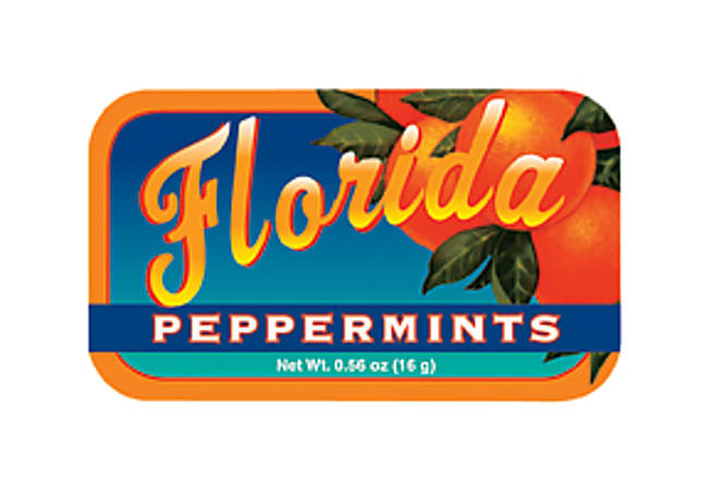 AmuseMints® Destination Mint Candy, Florida Peppermints, 0.56 Oz, Pack Of 24