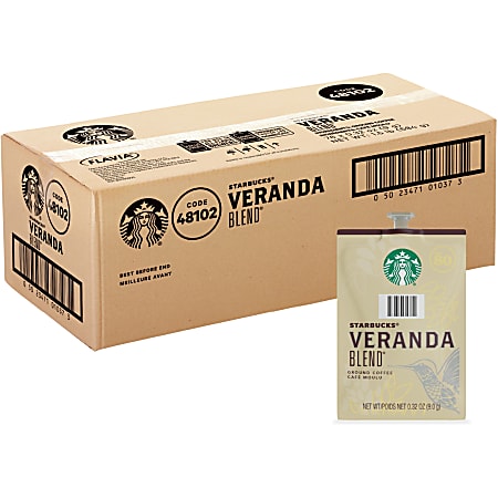 Starbucks Freshpack Veranda Blend Coffee - Compatible with Flavia Aroma, Flavia Barista, FLAVIA Creation 600, Flavia Creation 500, Flavia Creation 200, Flavia Creation 150, Flavia Creation 300 - Light - 0.3 oz - 76 / Carton
