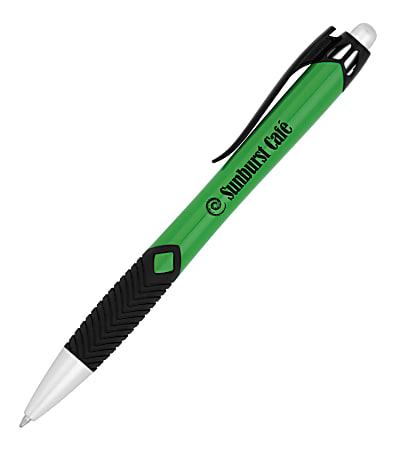 Promotional Customized Burbank Pen, Black or Blue Ink, Retractable Action