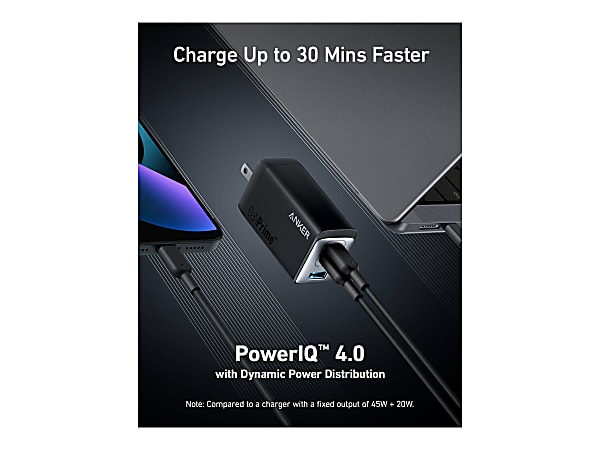 Anker GaNPrime 735 Power adapter 65 Watt Anker PowerIQ 4.0