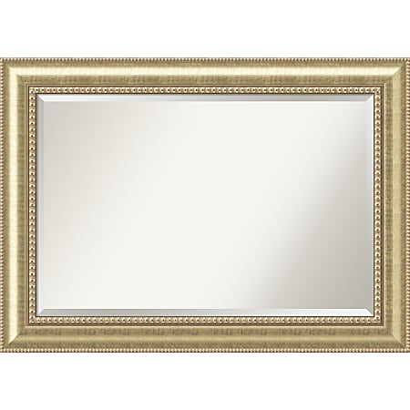 Amanti Art Astoria Extra-Large Wall Mirror, 30 15/16"H x 42 15/16"W, Champagne