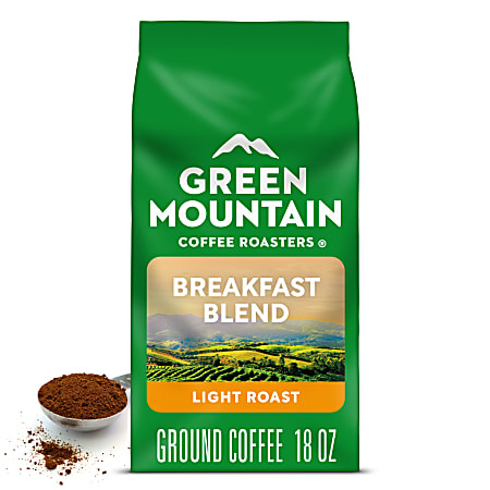 Green Mountain Coffee Roasters&reg; Ground Coffee, Breakfast Blend, 18 Oz Per Bag
