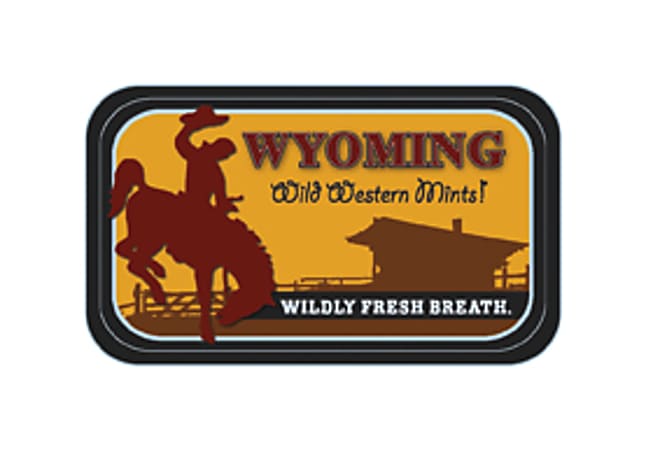 AmuseMints® Destination Mint Candy, WY Wild Western, 0.56 Oz, Pack Of 24