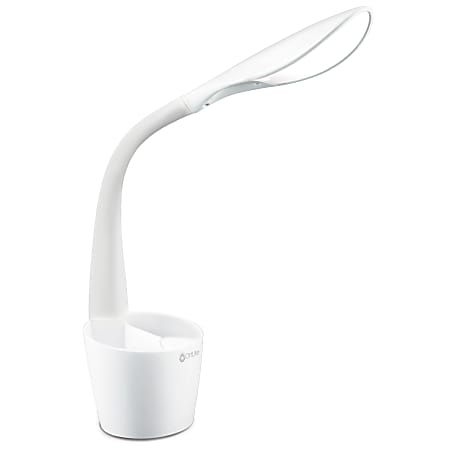 OttLite® LED Desk Space Organizer Lamp, Adjustable Height,