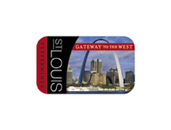 AmuseMints® Destination Mint Candy, St. Louis Gateway, 0.56 Oz, Pack Of 24